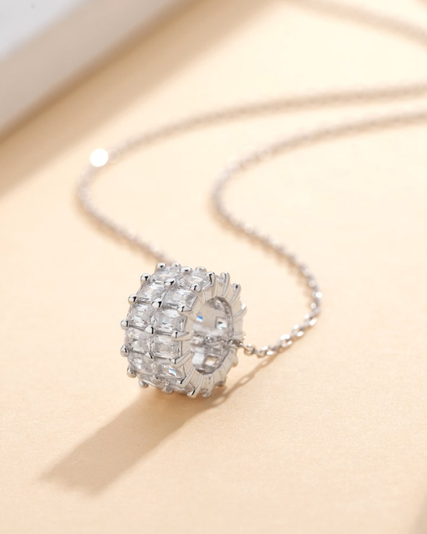 Cubic Zirconia Geometric Dainty Necklace-Necklaces-Krush Kandy, Women's Online Fashion Boutique Located in Phoenix, Arizona (Scottsdale Area)