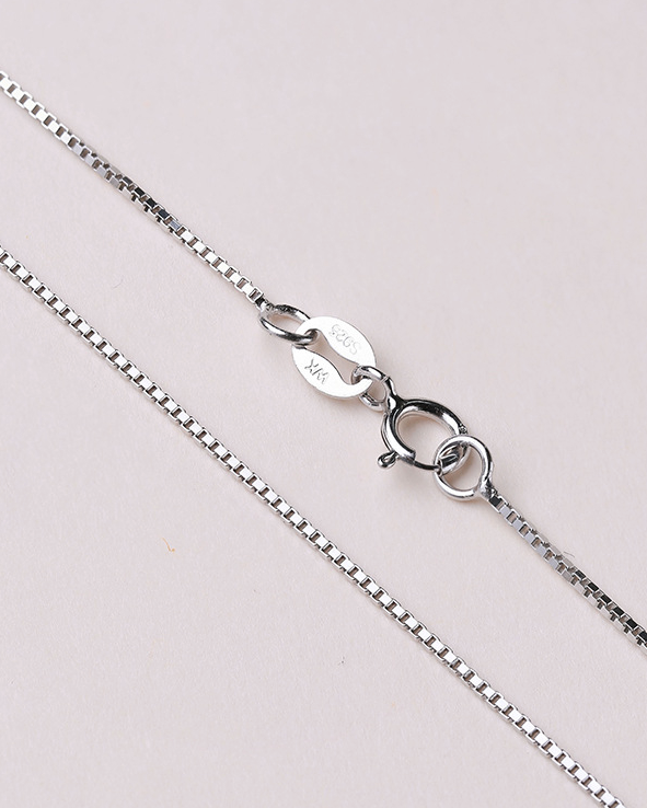 Trendy Sterling Box Chain-Necklaces-Krush Kandy, Women's Online Fashion Boutique Located in Phoenix, Arizona (Scottsdale Area)