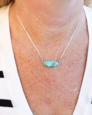 Lovely Turquoise Slabs-Necklaces-Krush Kandy, Women's Online Fashion Boutique Located in Phoenix, Arizona (Scottsdale Area)