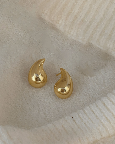 Water Drop Stud Earrings-Earrings-Krush Kandy, Women's Online Fashion Boutique Located in Phoenix, Arizona (Scottsdale Area)