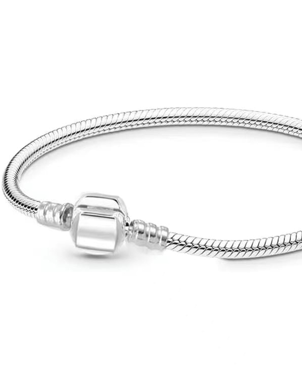 Sterling Silver Snake Minimalist Link Bracelet-Jewelry-Krush Kandy, Women's Online Fashion Boutique Located in Phoenix, Arizona (Scottsdale Area)