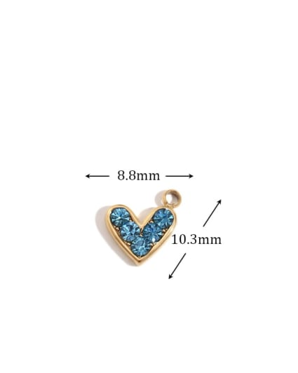 Little Gold Heart Charm-Jewelry-Krush Kandy, Women's Online Fashion Boutique Located in Phoenix, Arizona (Scottsdale Area)