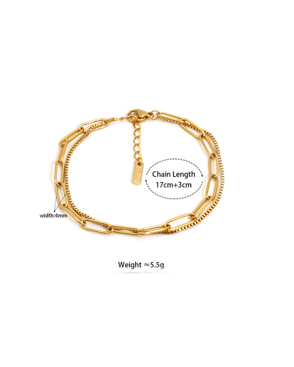 Chain Link Bracelet-Jewelry-Krush Kandy, Women's Online Fashion Boutique Located in Phoenix, Arizona (Scottsdale Area)