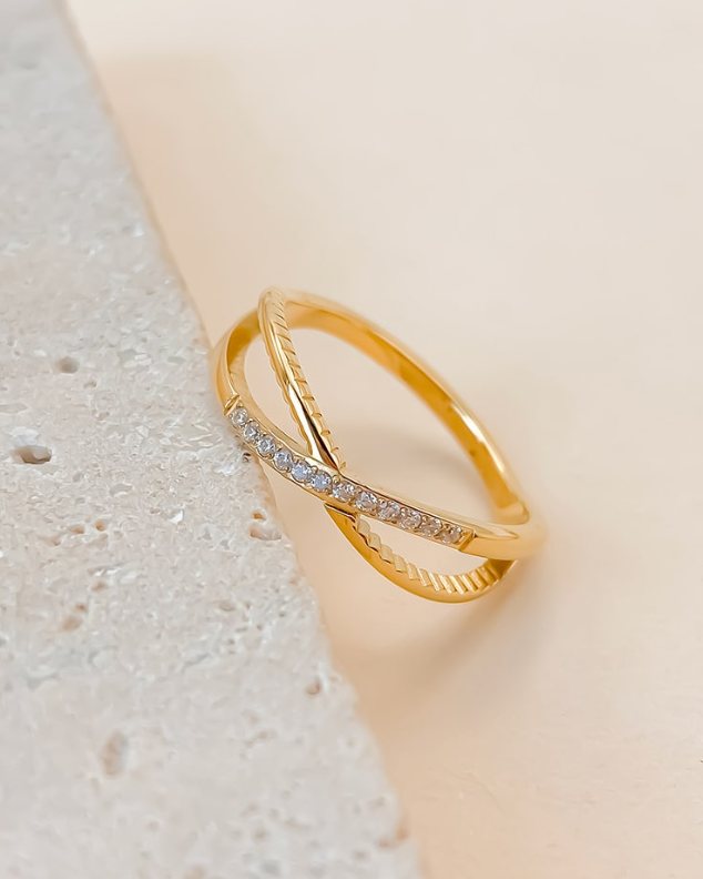 Cross Minimalist Stackable Ring-Jewelry-Krush Kandy, Women's Online Fashion Boutique Located in Phoenix, Arizona (Scottsdale Area)