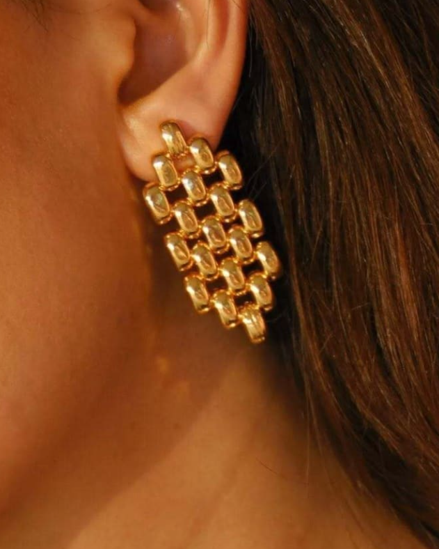 Stainless Steel Geometric Cluster Stud Earrings-Jewelry-Krush Kandy, Women's Online Fashion Boutique Located in Phoenix, Arizona (Scottsdale Area)