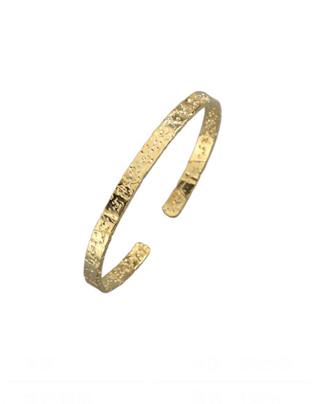 Sterling Silver Geometric Minimalist Cuff Bangle-Jewelry-Krush Kandy, Women's Online Fashion Boutique Located in Phoenix, Arizona (Scottsdale Area)