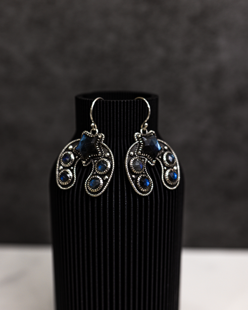 New In Town Horseshoe Stone Earrings-Drop Earrings-Krush Kandy, Women's Online Fashion Boutique Located in Phoenix, Arizona (Scottsdale Area)