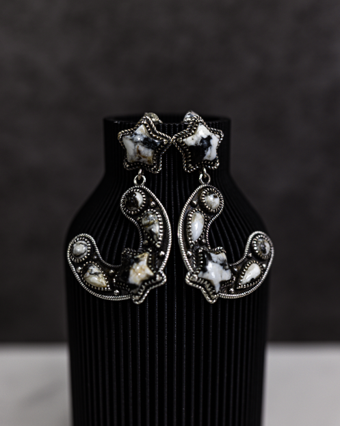 Hang Loose Horseshoe Drop Earrings-Stud Earrings-Krush Kandy, Women's Online Fashion Boutique Located in Phoenix, Arizona (Scottsdale Area)