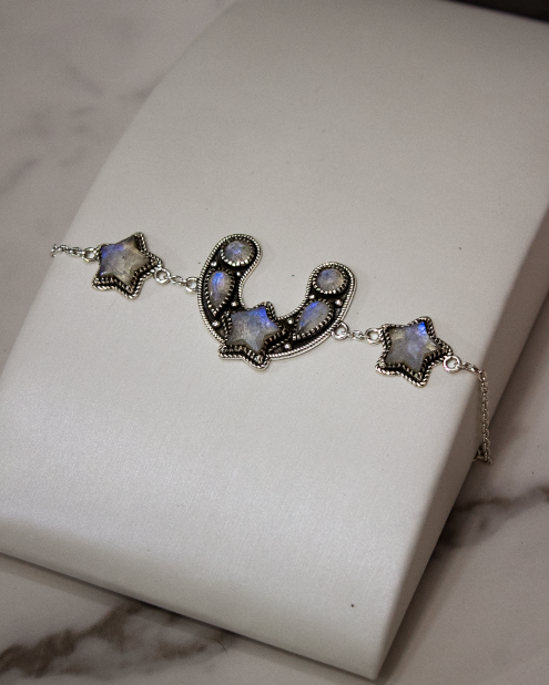 Ravens Ridge Horseshoe Bracelet-Chain Bracelets-Krush Kandy, Women's Online Fashion Boutique Located in Phoenix, Arizona (Scottsdale Area)