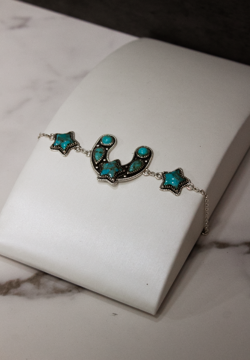 Ravens Ridge Horseshoe Bracelet-Chain Bracelets-Krush Kandy, Women's Online Fashion Boutique Located in Phoenix, Arizona (Scottsdale Area)