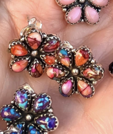 Mini Daisy Earrings MADE TO ORDER-Stud Earrings-Krush Kandy, Women's Online Fashion Boutique Located in Phoenix, Arizona (Scottsdale Area)