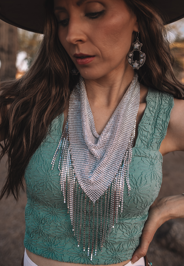 Starry Night Horseshoe Stone Earrings-Stud Earrings-Krush Kandy, Women's Online Fashion Boutique Located in Phoenix, Arizona (Scottsdale Area)