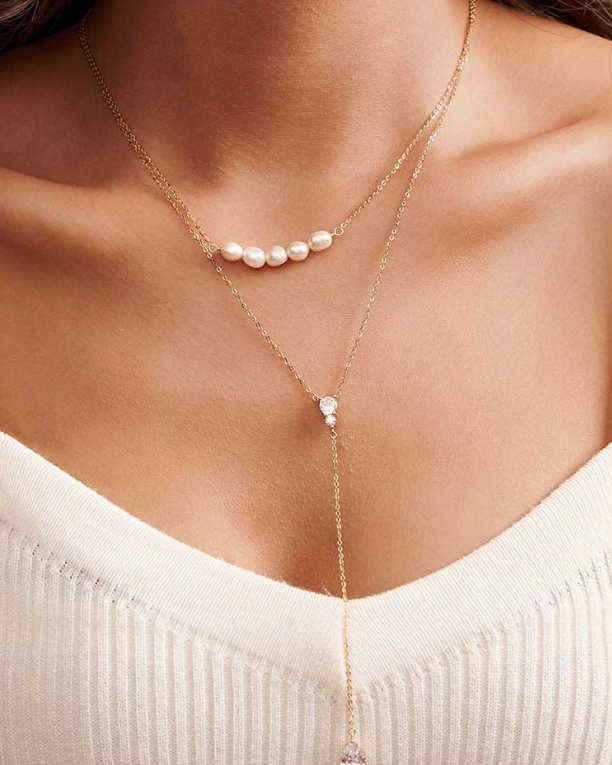 Minimalist Multi Strand Necklace-Necklaces-Krush Kandy, Women's Online Fashion Boutique Located in Phoenix, Arizona (Scottsdale Area)