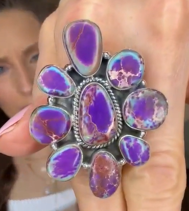 Desert Heat Jasper Cluster Rings MADE TO ORDER-Rings-Krush Kandy, Women's Online Fashion Boutique Located in Phoenix, Arizona (Scottsdale Area)