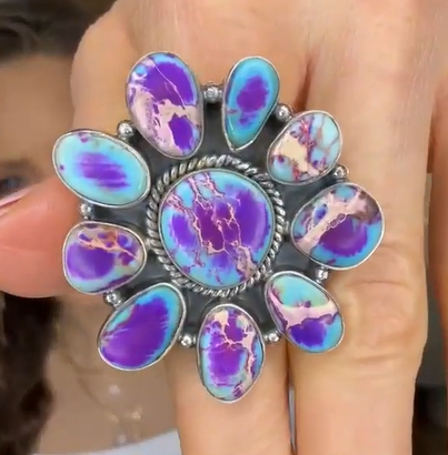 Desert Heat Jasper Cluster Rings MADE TO ORDER-Rings-Krush Kandy, Women's Online Fashion Boutique Located in Phoenix, Arizona (Scottsdale Area)