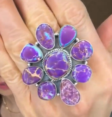 Desert Heat Jasper Cluster Rings MADE TO ORDER-Rings-Krush Kandy, Women's Online Fashion Boutique Located in Phoenix, Arizona (Scottsdale Area)