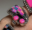 Multi Pink Kandy Colored Sterling Silver Rings | MADE TO ORDER-Statement Rings-Krush Kandy, Women's Online Fashion Boutique Located in Phoenix, Arizona (Scottsdale Area)