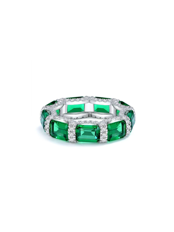 Carbon Diamond Green Geometric Dainty Band Ring-Ring-Krush Kandy, Women's Online Fashion Boutique Located in Phoenix, Arizona (Scottsdale Area)
