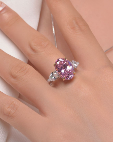 Glimmer Grid Cubic Zirconia Lux Ring-Ring-Krush Kandy, Women's Online Fashion Boutique Located in Phoenix, Arizona (Scottsdale Area)