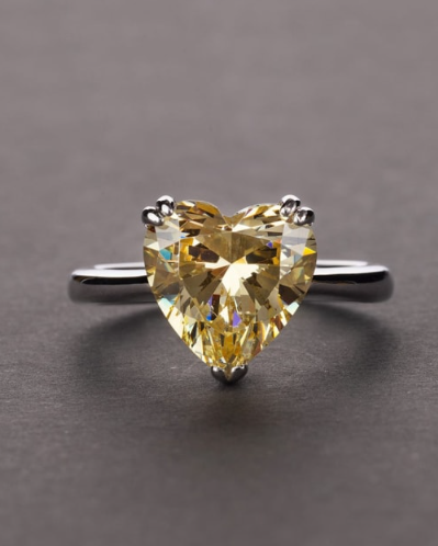 Dainty Cubic Zirconia Heart Ring-Ring-Krush Kandy, Women's Online Fashion Boutique Located in Phoenix, Arizona (Scottsdale Area)