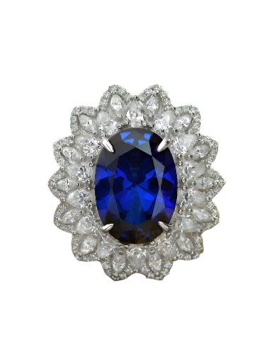 Vintage Cubic Zirconia Lux Ring-Ring-Krush Kandy, Women's Online Fashion Boutique Located in Phoenix, Arizona (Scottsdale Area)