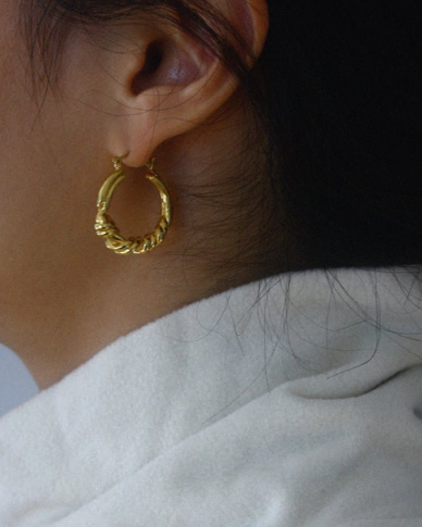 Irregular Minimalist Hoop Earrings-Earrings-Krush Kandy, Women's Online Fashion Boutique Located in Phoenix, Arizona (Scottsdale Area)