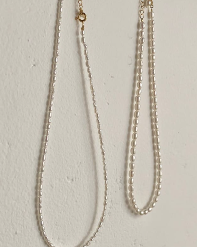 Pearl Geometric Minimalist Necklace-Necklaces-Krush Kandy, Women's Online Fashion Boutique Located in Phoenix, Arizona (Scottsdale Area)