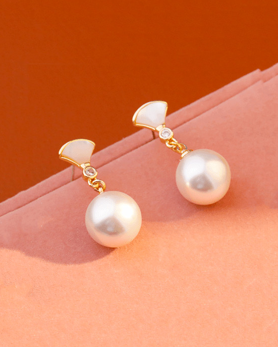 Pearl Drop Earrings-Jewelry-Krush Kandy, Women's Online Fashion Boutique Located in Phoenix, Arizona (Scottsdale Area)
