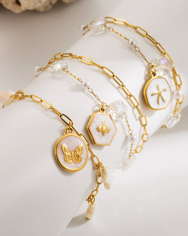 Minimalist Link Charm Bracelet-Jewelry-Krush Kandy, Women's Online Fashion Boutique Located in Phoenix, Arizona (Scottsdale Area)