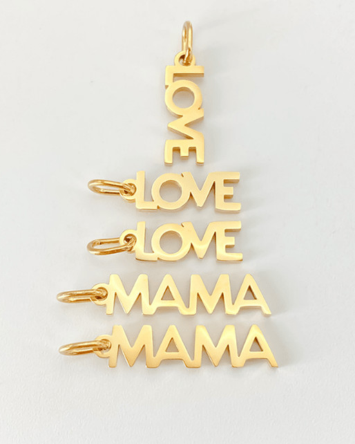 Minimalist Letter Charms-Jewelry-Krush Kandy, Women's Online Fashion Boutique Located in Phoenix, Arizona (Scottsdale Area)
