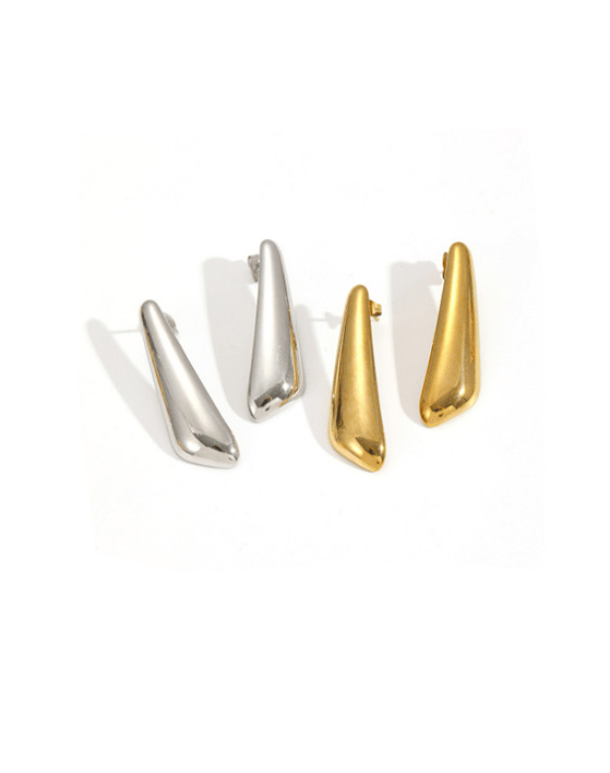 Stainless Steel Water Drop Minimalist Earrings-Jewelry-Krush Kandy, Women's Online Fashion Boutique Located in Phoenix, Arizona (Scottsdale Area)