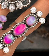 Krystal and Opal Cluster Rings PREORDER-Cluster Rings-Krush Kandy, Women's Online Fashion Boutique Located in Phoenix, Arizona (Scottsdale Area)