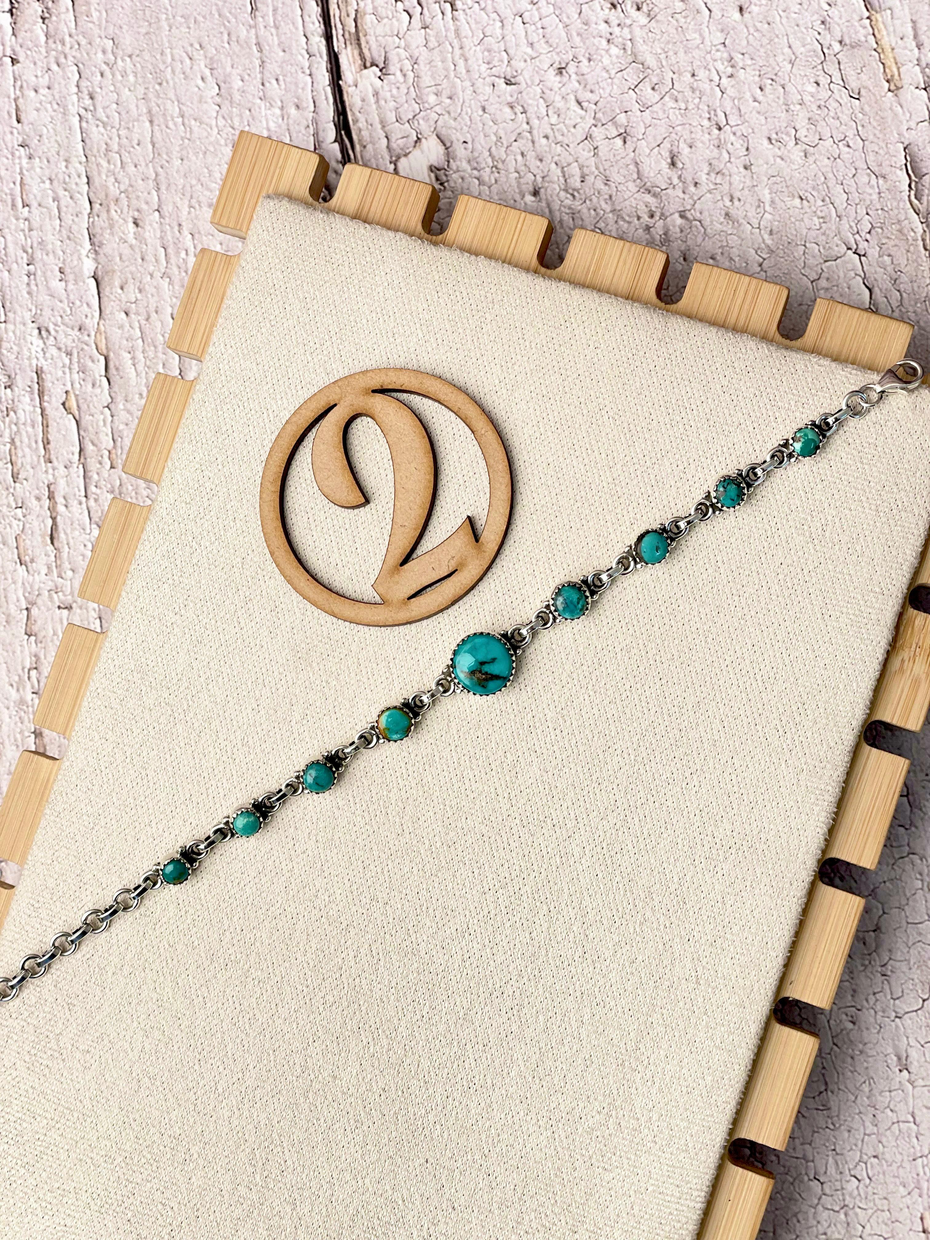 One Of A Kind Hubei Turquoise Bracelets-Bracelets-Krush Kandy, Women's Online Fashion Boutique Located in Phoenix, Arizona (Scottsdale Area)