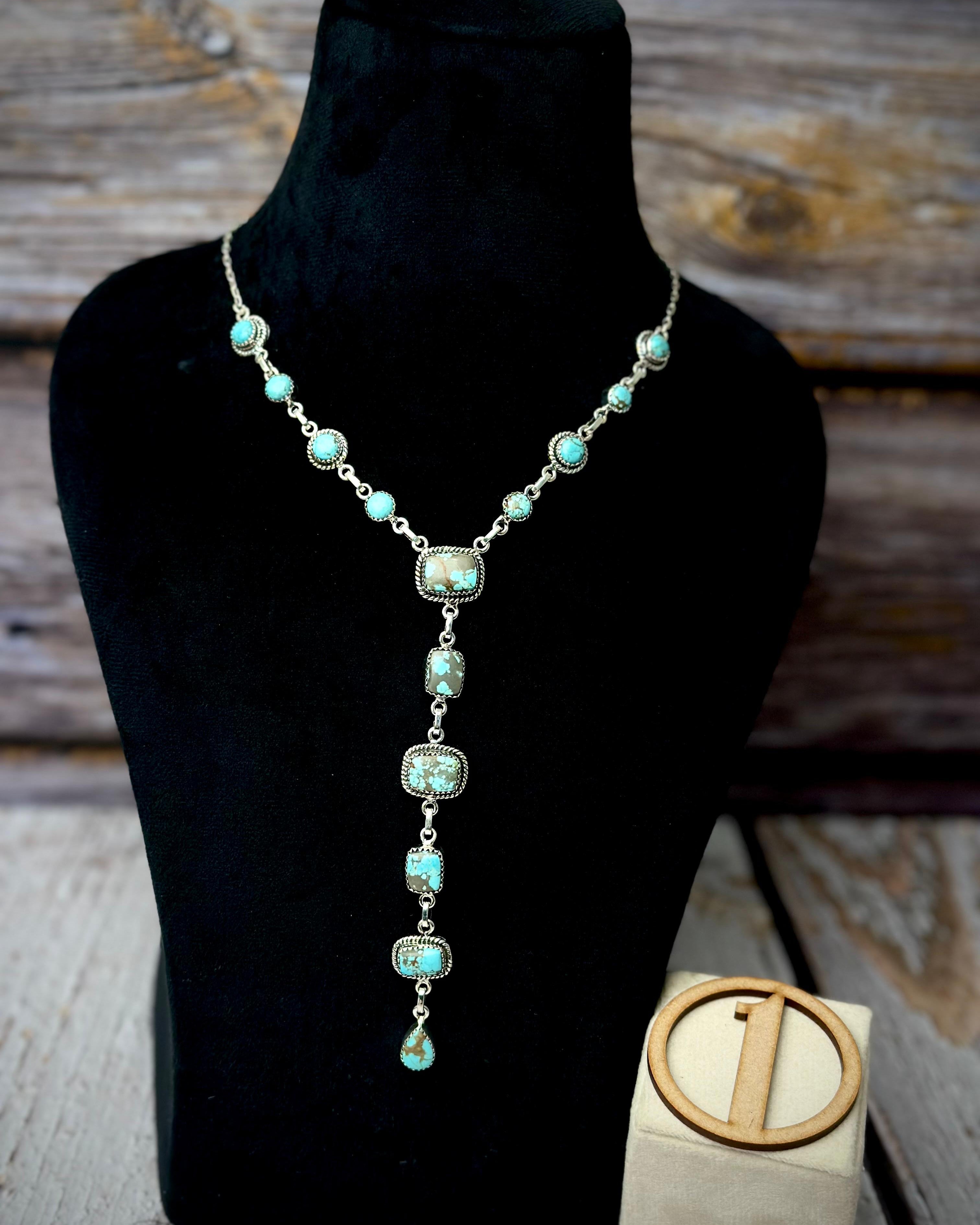 Dreamy Turquoise Stone Drop Necklaces-Necklaces-Krush Kandy, Women's Online Fashion Boutique Located in Phoenix, Arizona (Scottsdale Area)