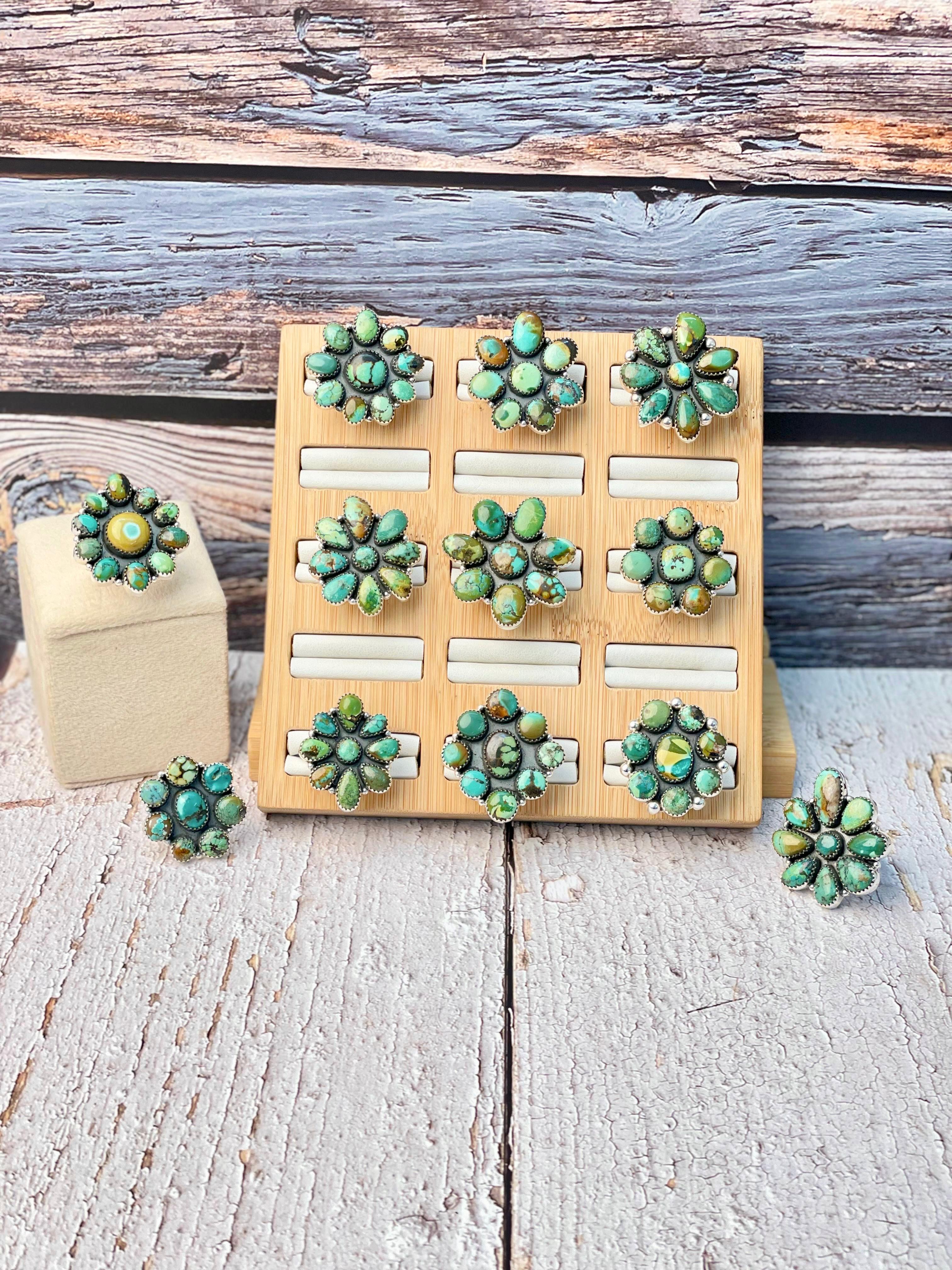 Desert Bloom Hubei Cluster Rings-Ring Sizers-Krush Kandy, Women's Online Fashion Boutique Located in Phoenix, Arizona (Scottsdale Area)