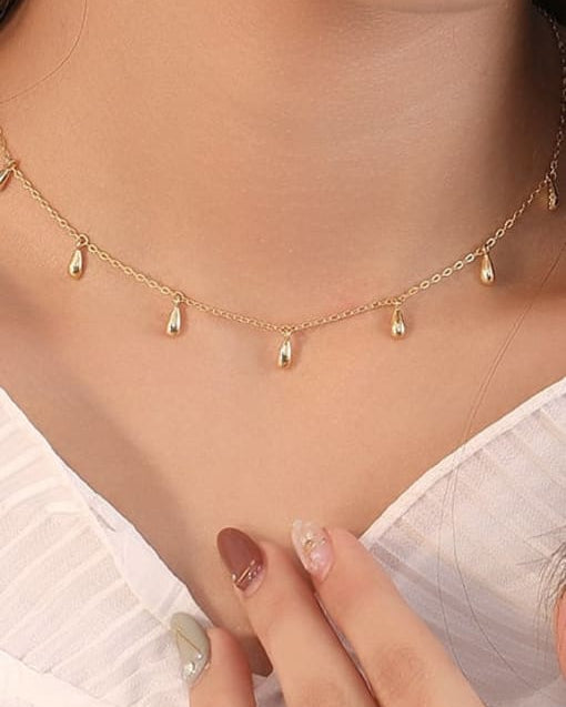 Dainty Minimalist Geometric Necklace-Necklaces-Krush Kandy, Women's Online Fashion Boutique Located in Phoenix, Arizona (Scottsdale Area)