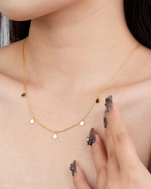 Minimalist Tassel Geometric Necklace-Necklaces-Krush Kandy, Women's Online Fashion Boutique Located in Phoenix, Arizona (Scottsdale Area)