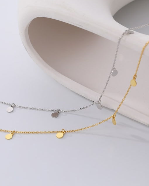 Minimalist Tassel Geometric Necklace-Necklaces-Krush Kandy, Women's Online Fashion Boutique Located in Phoenix, Arizona (Scottsdale Area)