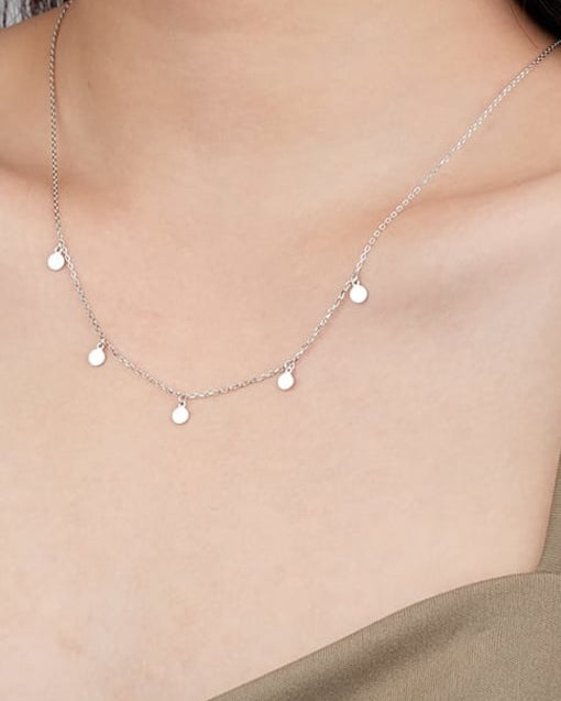 Minimalist Tassel Geometric Necklace-Necklaces-Krush Kandy, Women's Online Fashion Boutique Located in Phoenix, Arizona (Scottsdale Area)