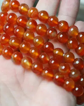 8mm Carnelian A Beaded Stretch Bracelet-Beaded Bracelets-Krush Kandy, Women's Online Fashion Boutique Located in Phoenix, Arizona (Scottsdale Area)