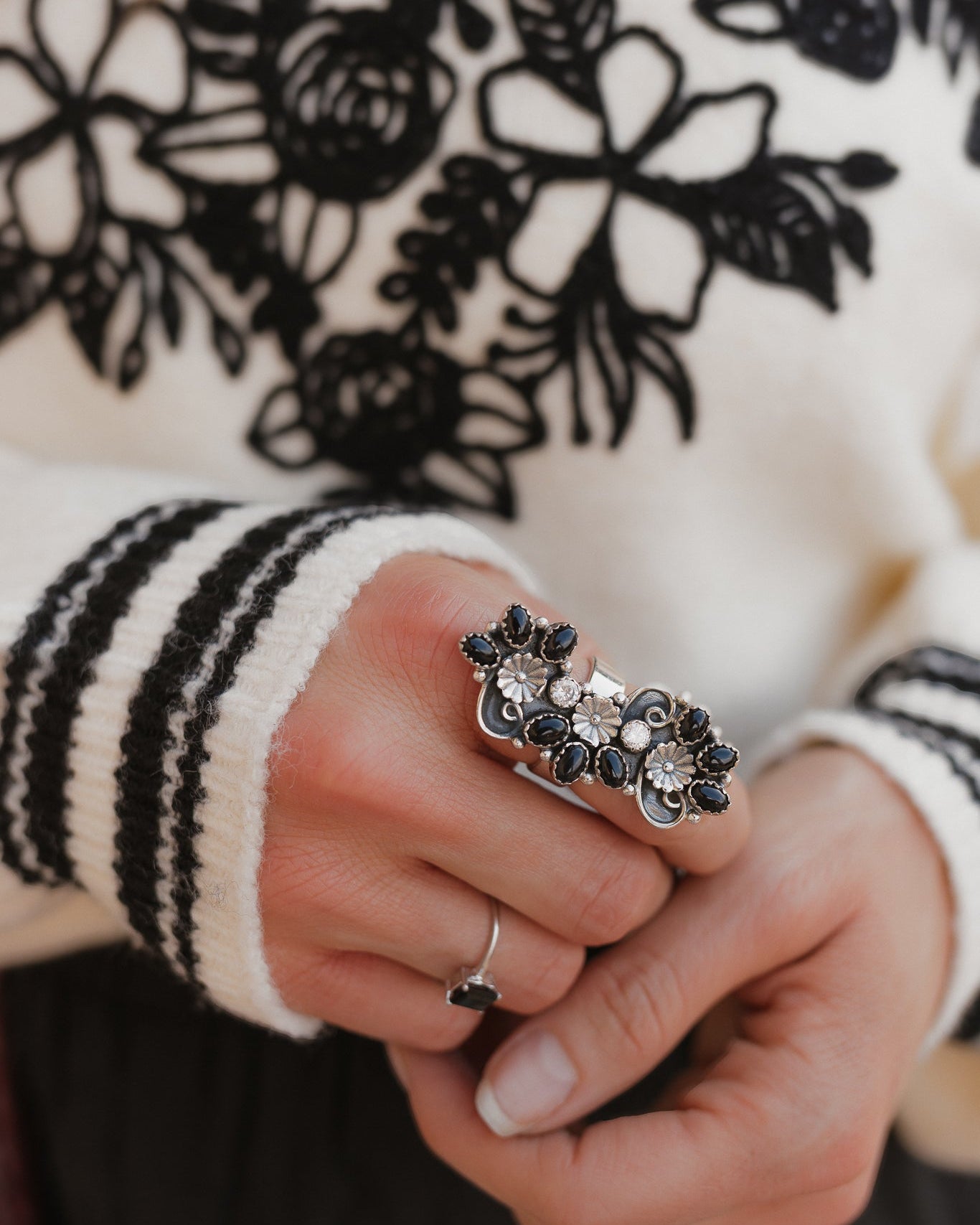 Kristyn's Whimsy Sterling and Stone Ring-Ring-Krush Kandy, Women's Online Fashion Boutique Located in Phoenix, Arizona (Scottsdale Area)