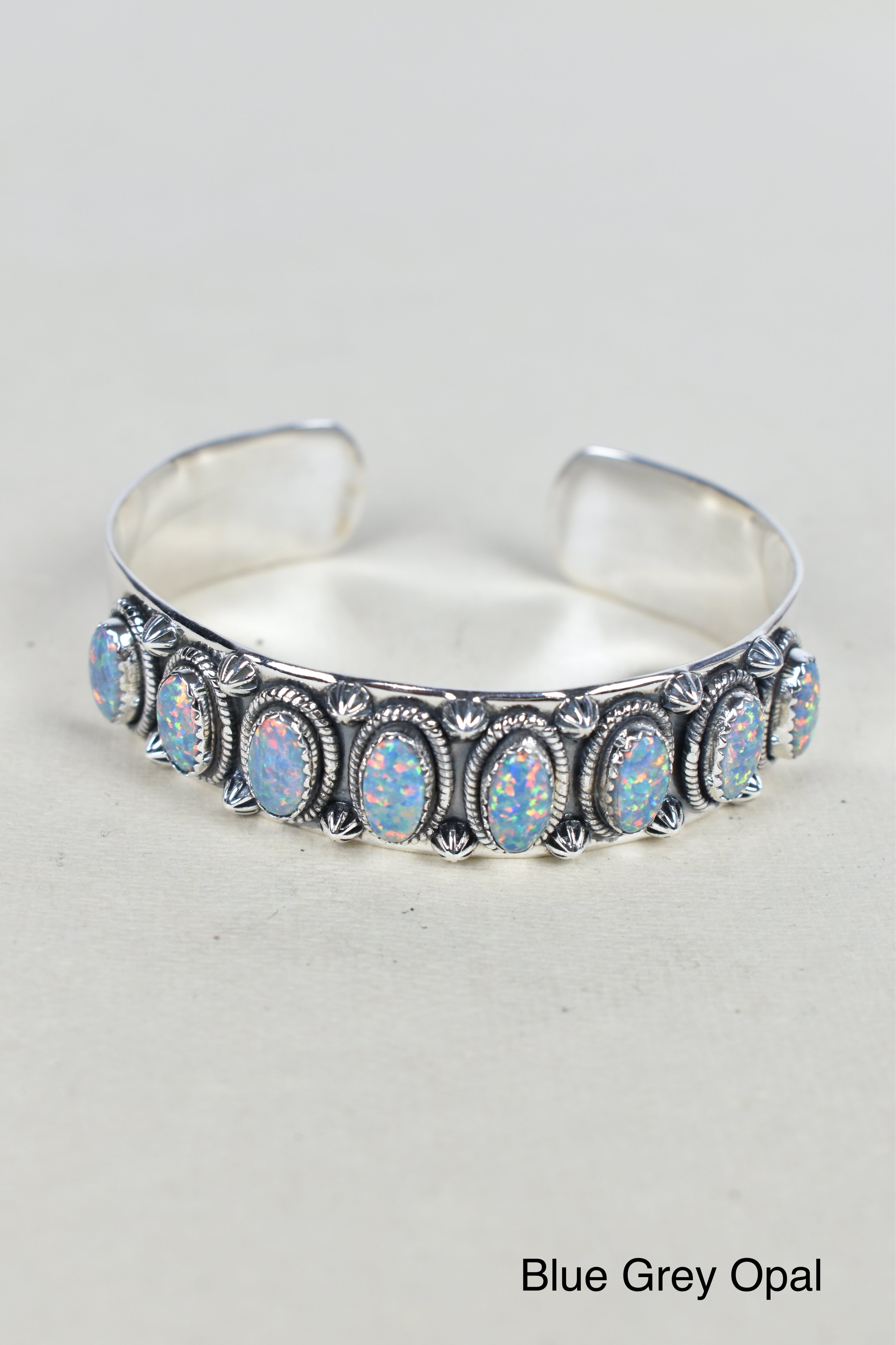 Octet Gem Sterling Silver Cuff-Cuffs-Krush Kandy, Women's Online Fashion Boutique Located in Phoenix, Arizona (Scottsdale Area)