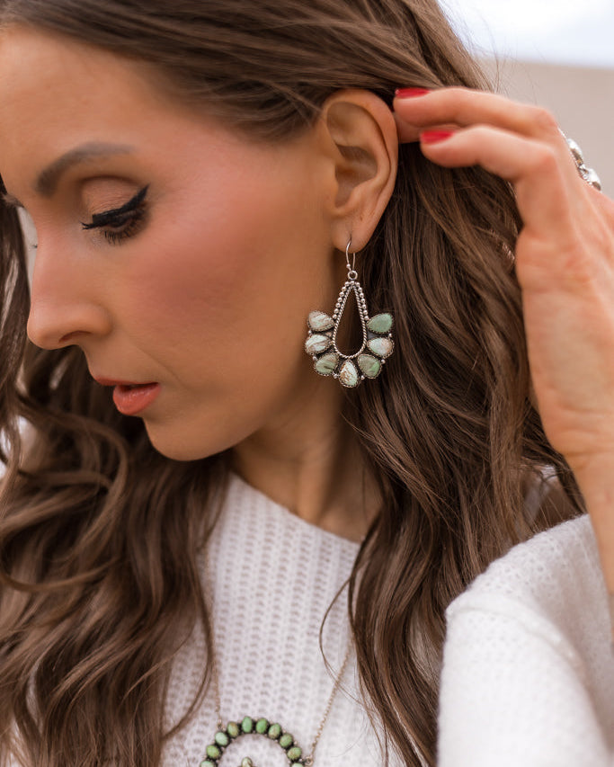 PREORDER Brielle Sterling Silver Earring-Drop Earrings-Krush Kandy, Women's Online Fashion Boutique Located in Phoenix, Arizona (Scottsdale Area)