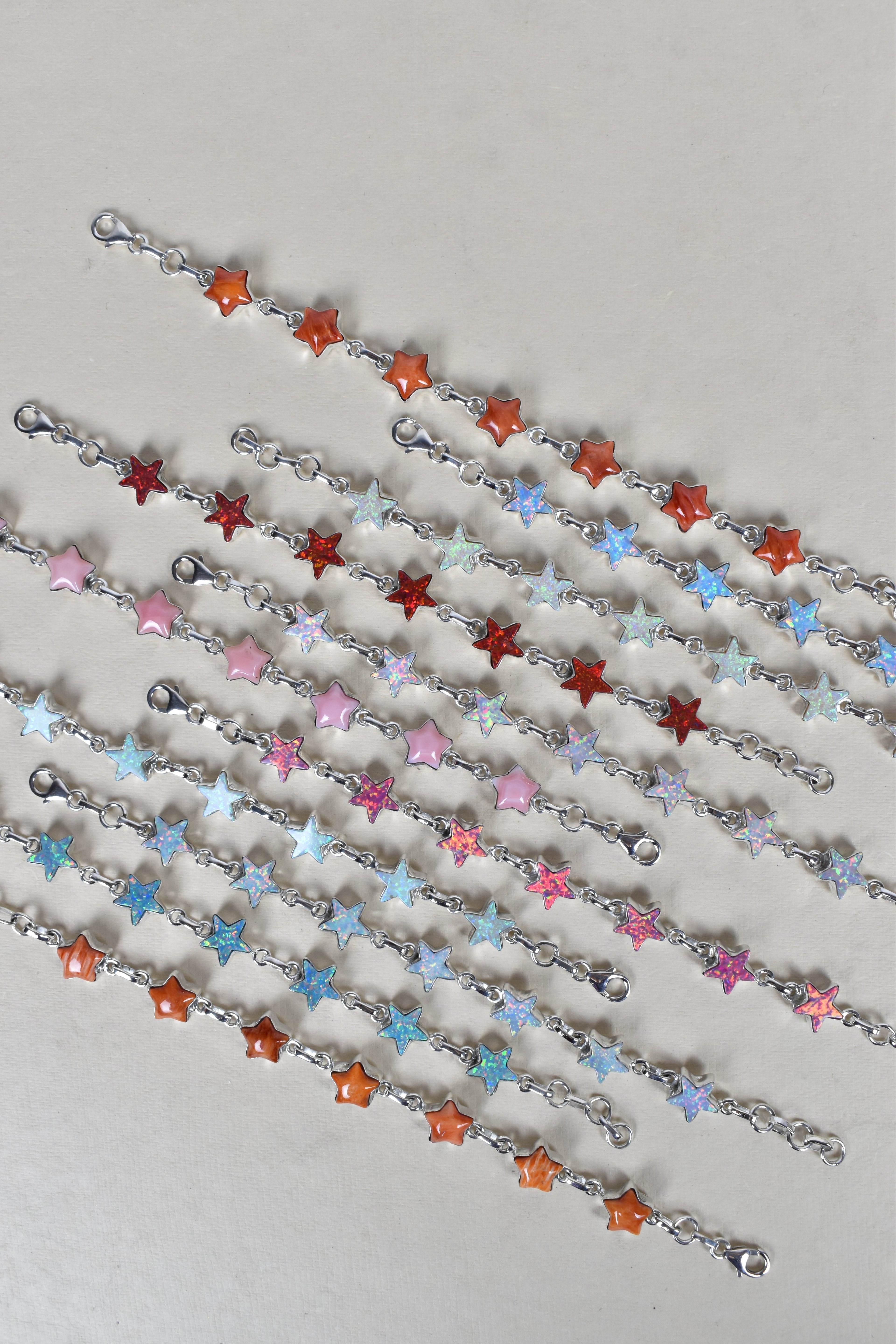 7 Star General Sterling Silver Bracelet-Gemstone Bracelets-Krush Kandy, Women's Online Fashion Boutique Located in Phoenix, Arizona (Scottsdale Area)