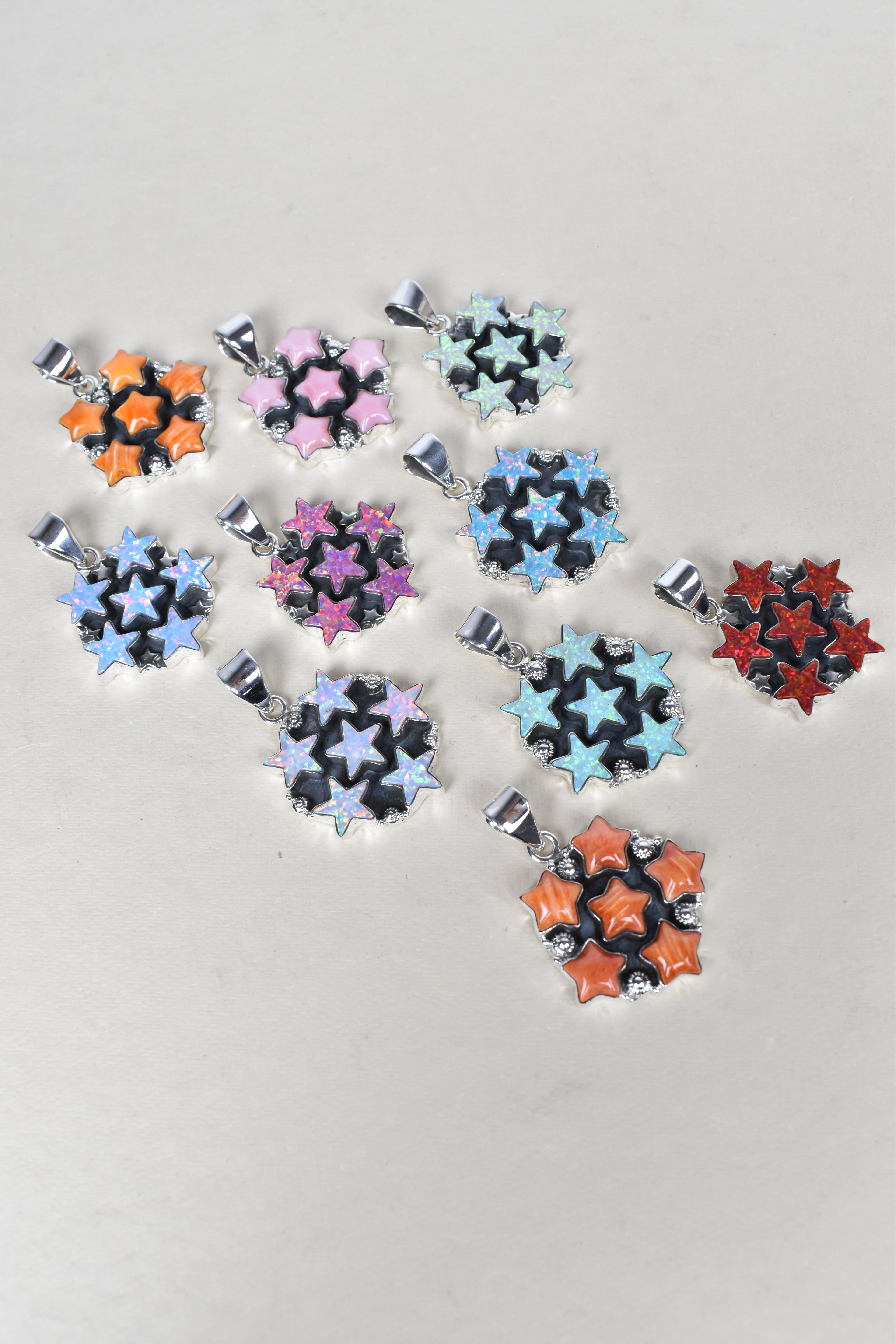 5 Star General Sterling Silver Pendant-Pendant Necklaces-Krush Kandy, Women's Online Fashion Boutique Located in Phoenix, Arizona (Scottsdale Area)