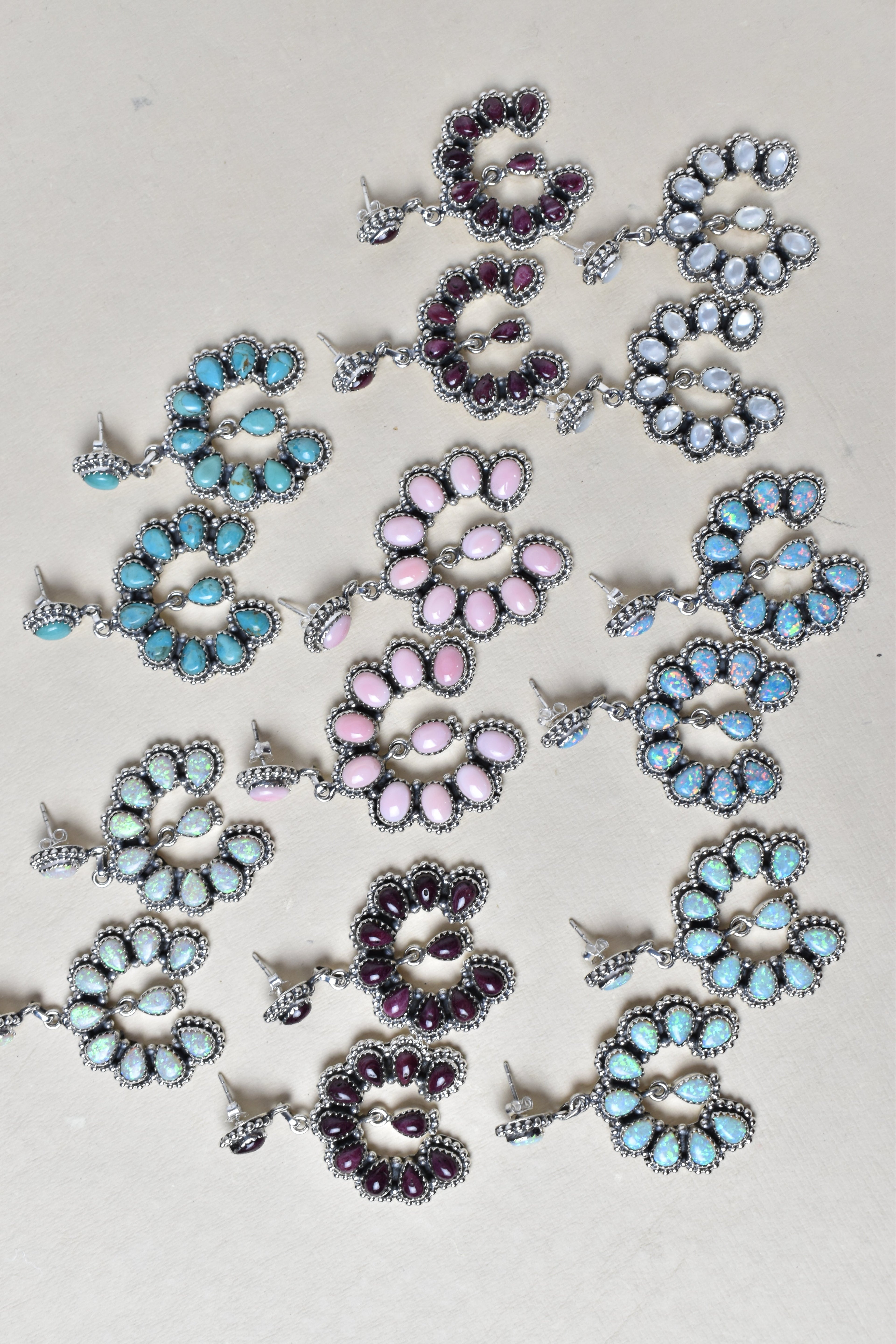 Double Luck Sterling Silver Earrings-Drop Earrings-Krush Kandy, Women's Online Fashion Boutique Located in Phoenix, Arizona (Scottsdale Area)