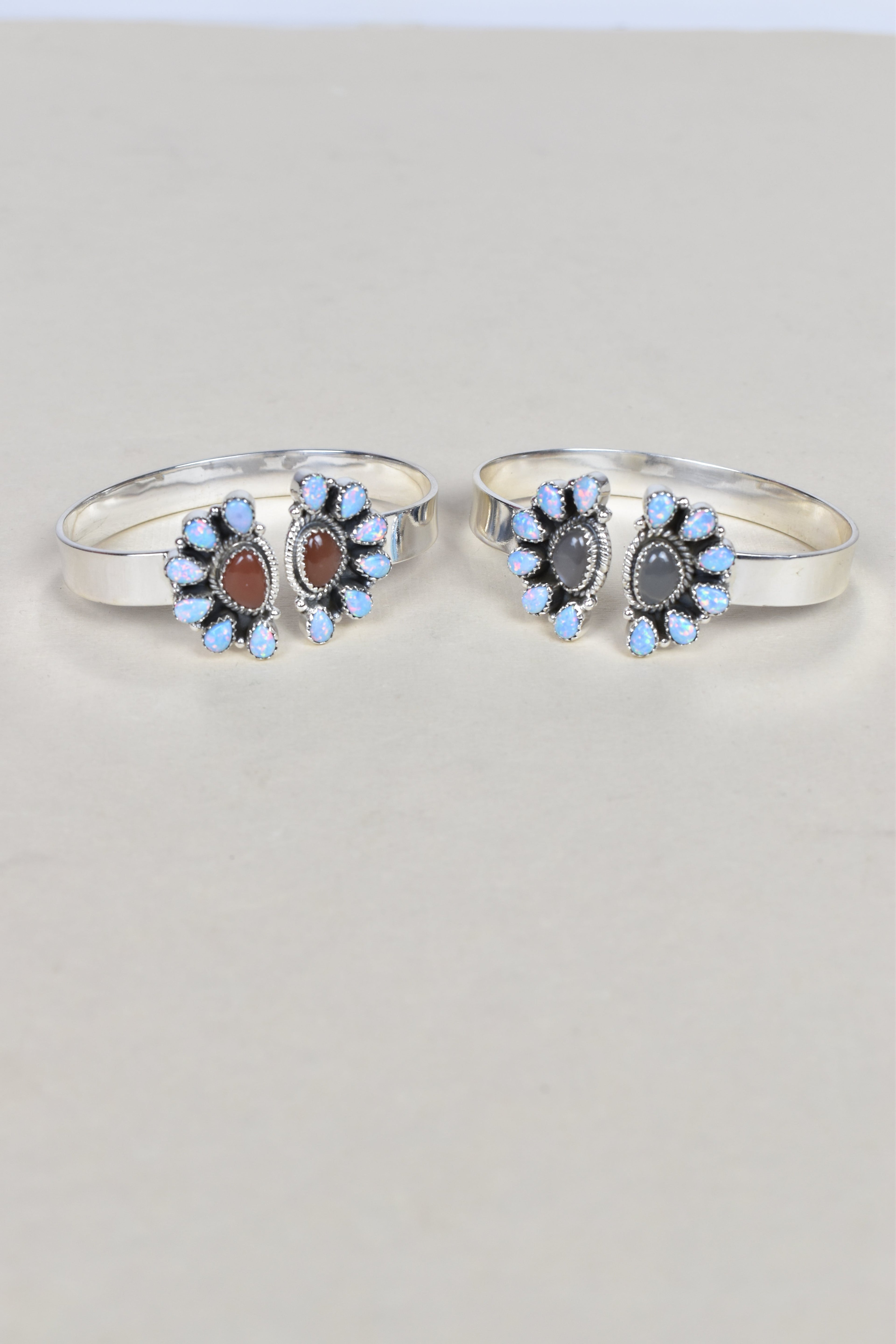 Mirrored Moonstone Cuff-Cuffs-Krush Kandy, Women's Online Fashion Boutique Located in Phoenix, Arizona (Scottsdale Area)