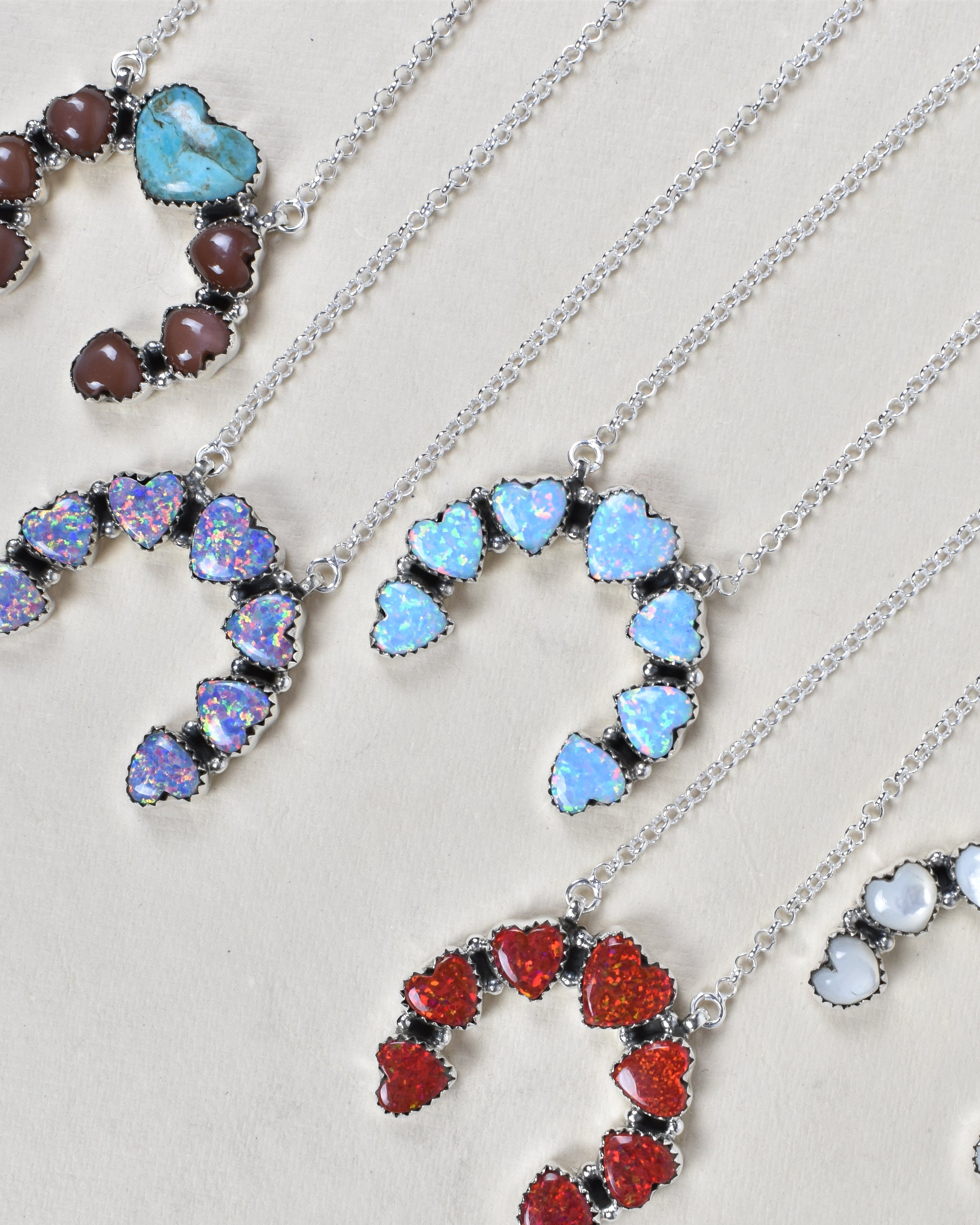 Sterling Silver Lucky Heart Necklace-Chain Necklaces-Krush Kandy, Women's Online Fashion Boutique Located in Phoenix, Arizona (Scottsdale Area)