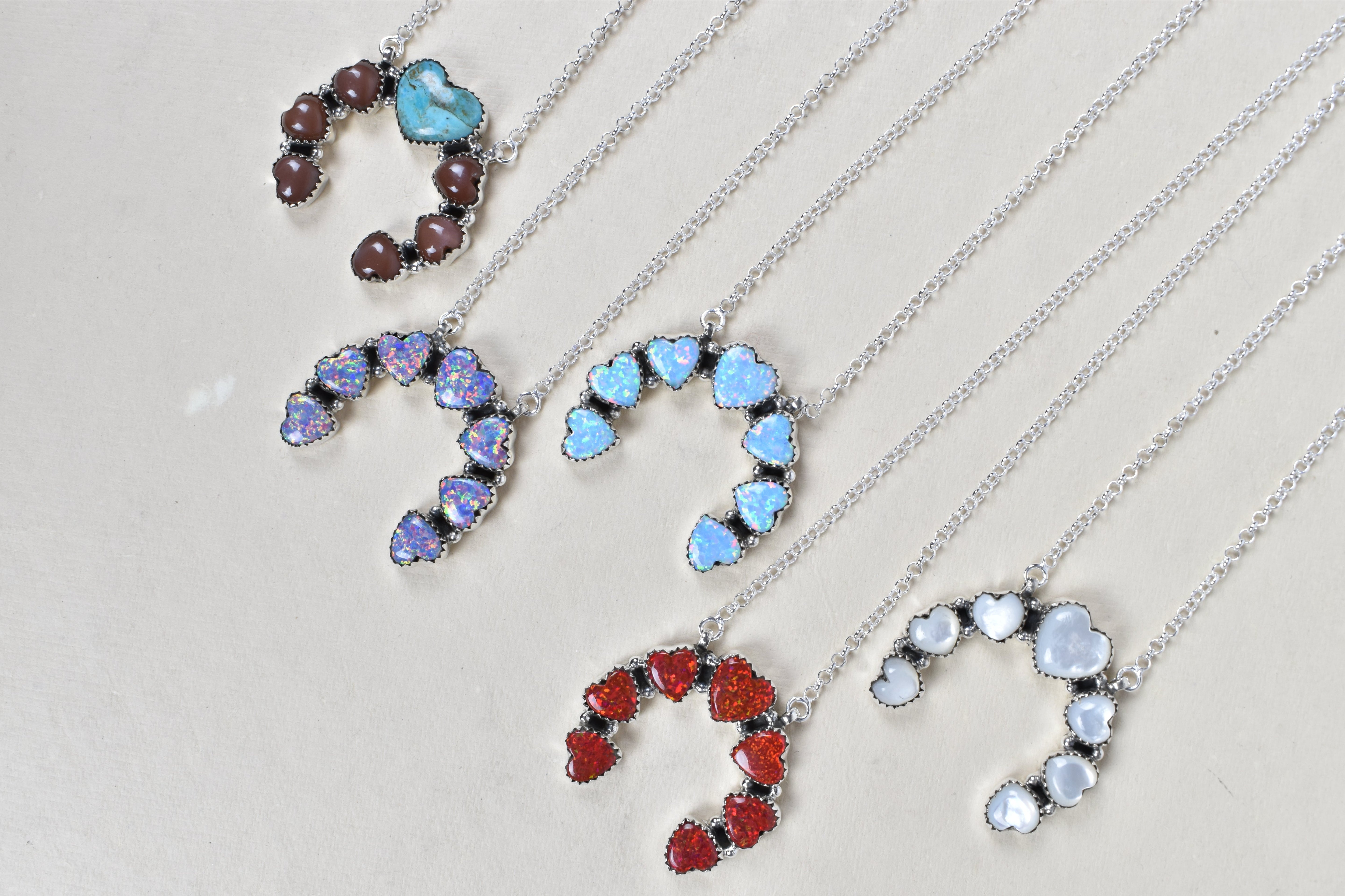 Sterling Silver Lucky Heart Necklace-Chain Necklaces-Krush Kandy, Women's Online Fashion Boutique Located in Phoenix, Arizona (Scottsdale Area)