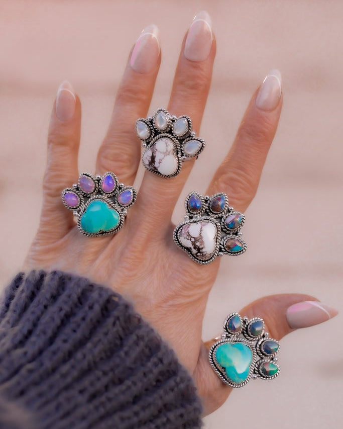 My Little Dog Paw Rings-Cluster Rings-Krush Kandy, Women's Online Fashion Boutique Located in Phoenix, Arizona (Scottsdale Area)